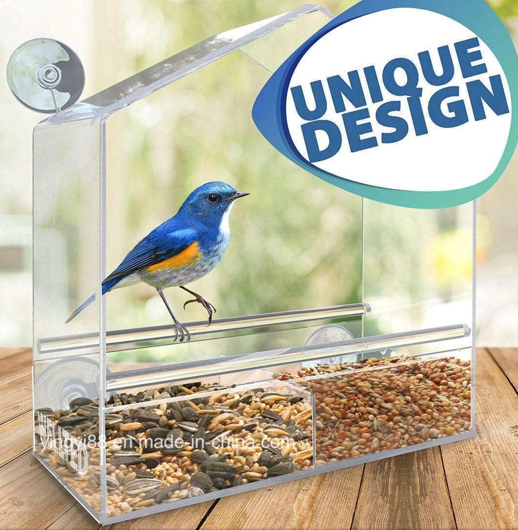 Yyb Wholesale Creative High Quality Clear Acrylic Bird House