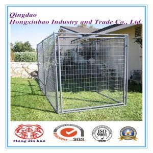 Dog Kennel or Dog Cage Stackable Folded Galvanized Steel Welded Storage Cage