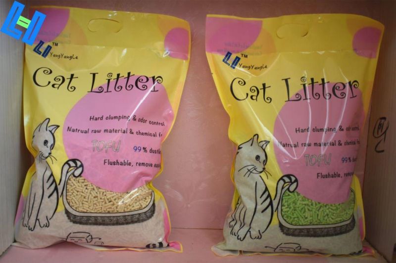 Hard Clump and Easy Scoop Green Tea Tofu Cat Litter