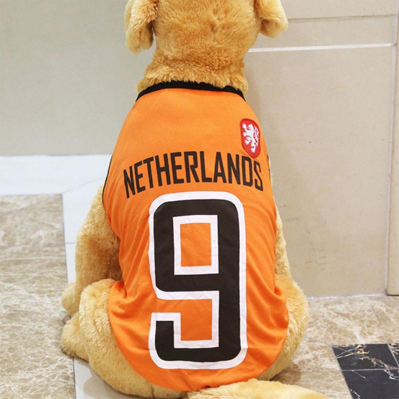 World Cup Sport Pet Clothes Football Basketball Dog Clothes