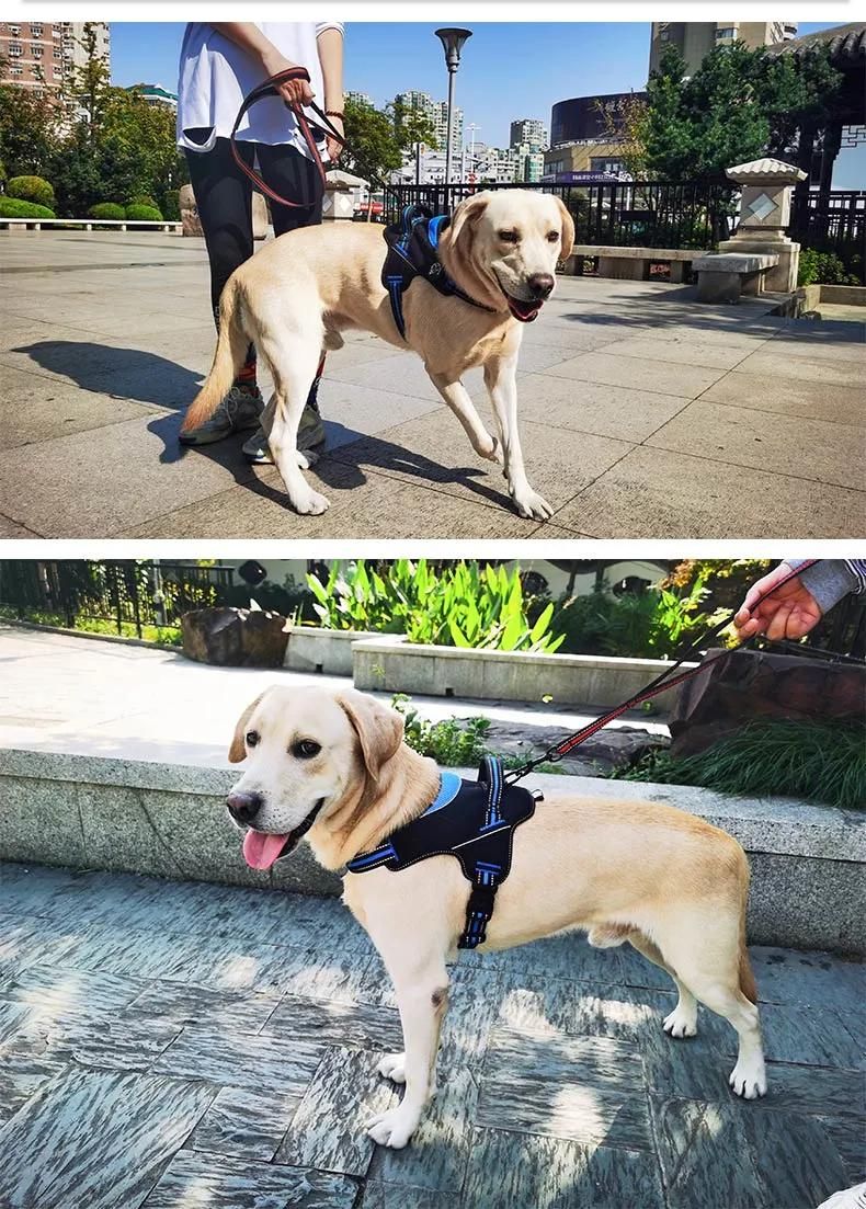 Manufacturer Wholesale Reflective Breathable Multi-Design Big Pet Dog Harness