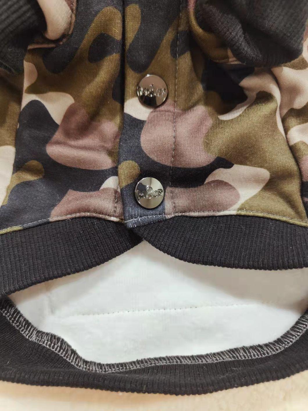 Camouflage Wholesale Pet Hoodie Dog Clothes Dog Hoodie Coat Jacket