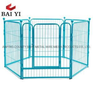 The Retractable 5X10X6 Temporary Dog Kennel Fence for Pet