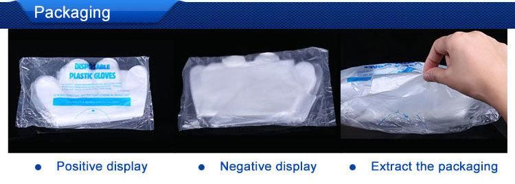 50% off Factory Wholesale TPE Glove Powder Free Food Grade Clear Transparent Plastic Disposable PE Gloves