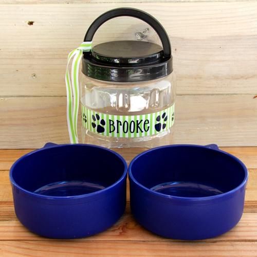 Pet Food Storage Container Pet Tainer Bowl Pet Feeder