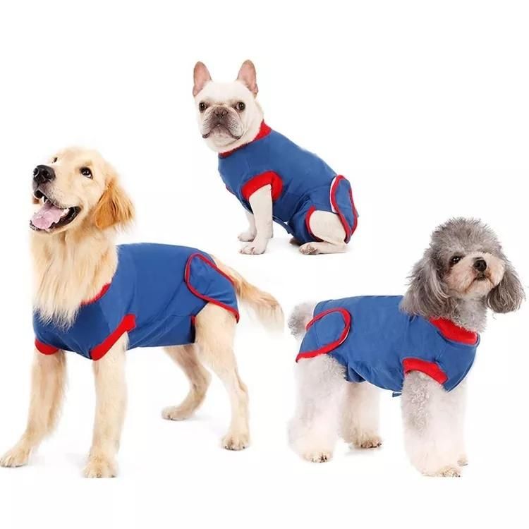 Recovery Suit for Dogs Cats After Surgery Soft Fabric Onesie Recovery Shirt Anti-Licking Pet Surgical Recovery Snuggly Suit