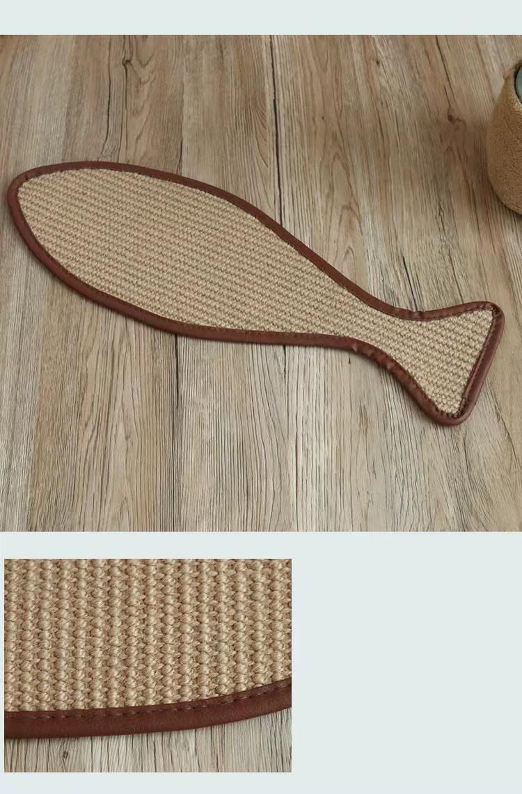 Pet Play Sisal Rug Floor Carpet Animals Scratch Mat