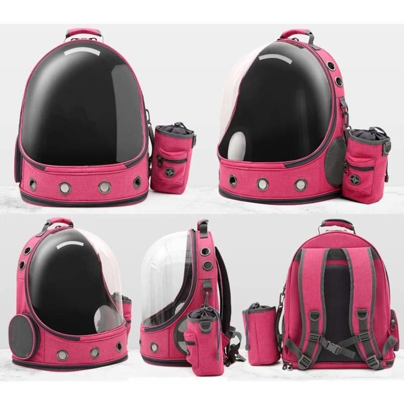Portable Transparent Full View Cat Backpack Outdoor Breathable Pet Bag