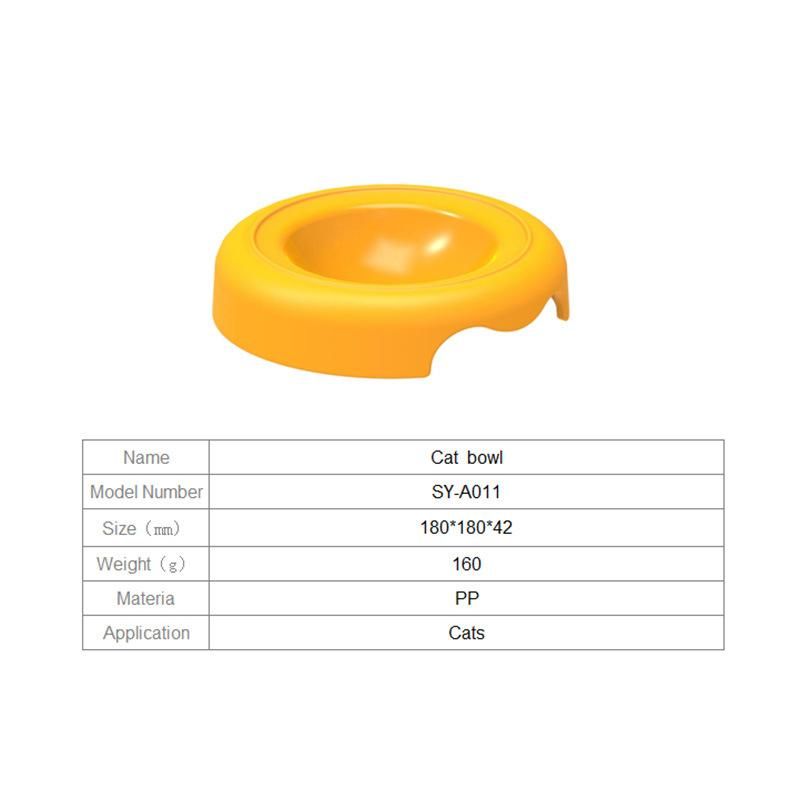 Manufacturer Wholesale Pet Feeder Food Grade Plastic Dog Cat Bowls