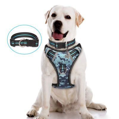 Reflective Oxford Outdoor Vest Front/Back No-Pull Pet Harnesses Dog Training Harness