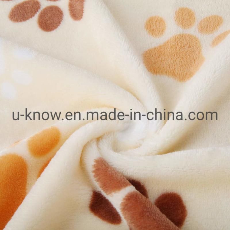 Boutique Multipurpose Throw Boutique Durable Anti Biting Sleeping Bite-Resistant Flannel Fleece Pet Blanket