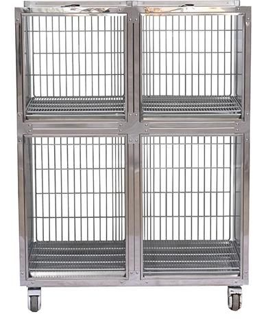 Veterinary Stainless Steel Cat Pet Display Cage for Dog and Cat