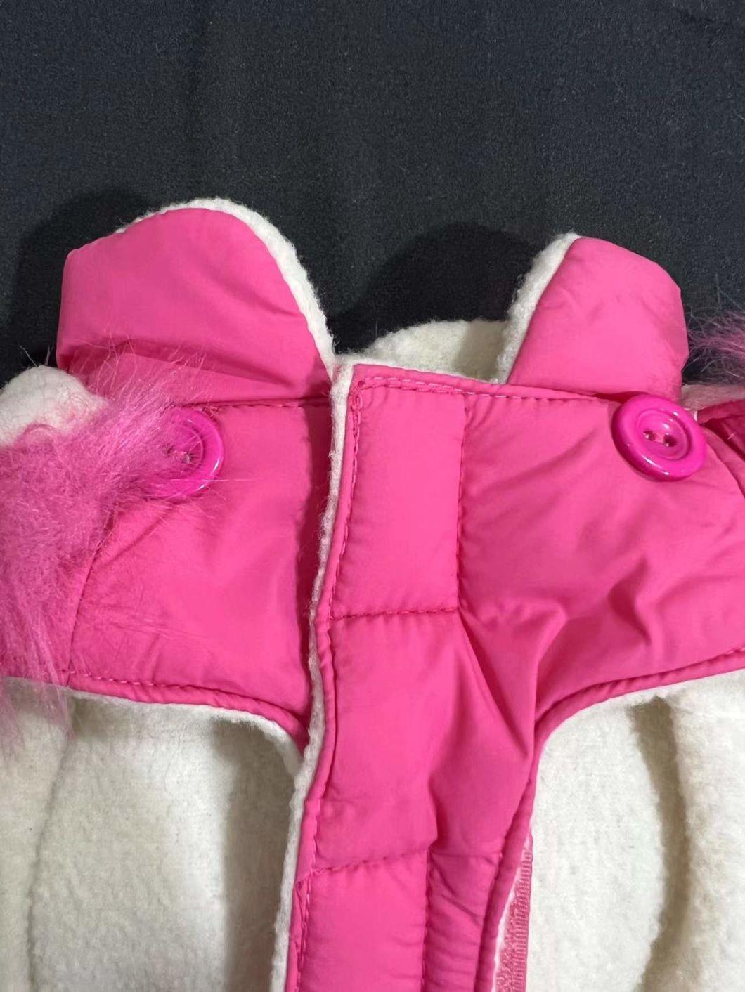 Pets Hoodie with Fur Dog Clothes Per Clothing