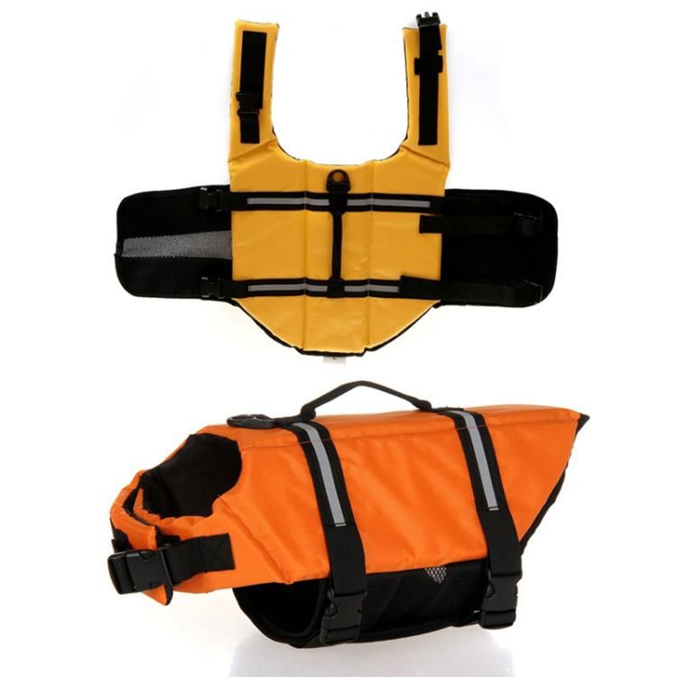 Large Breathable Soft Dog Harness Vest Dog Handle Protective Life Jacket for Swimming