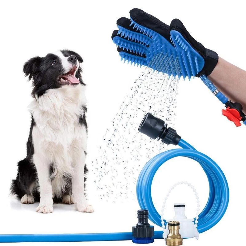 Pet Massage Grooming Cat Brush Shower Dog Grooming Gloves