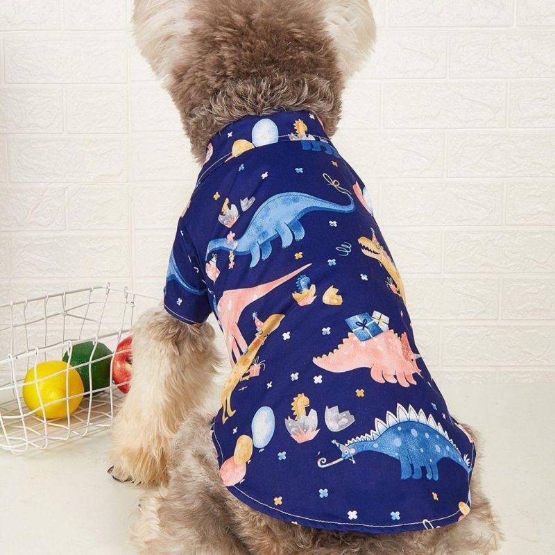 New Dinosaur Print Small Dog and Cat Clothes