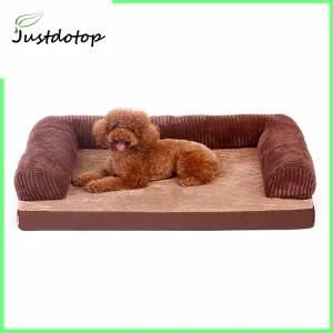 Ultra Velvet Couch Sofa Pet Bed for Dogs and Cats