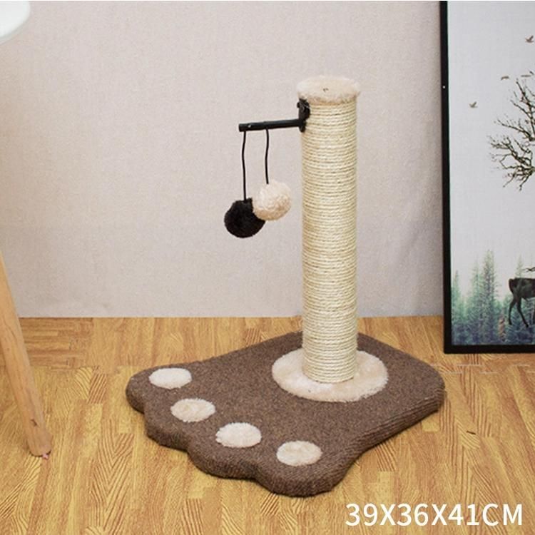 Post Tree Claw Grinding Toy Vertical Claw Print Scratching Board