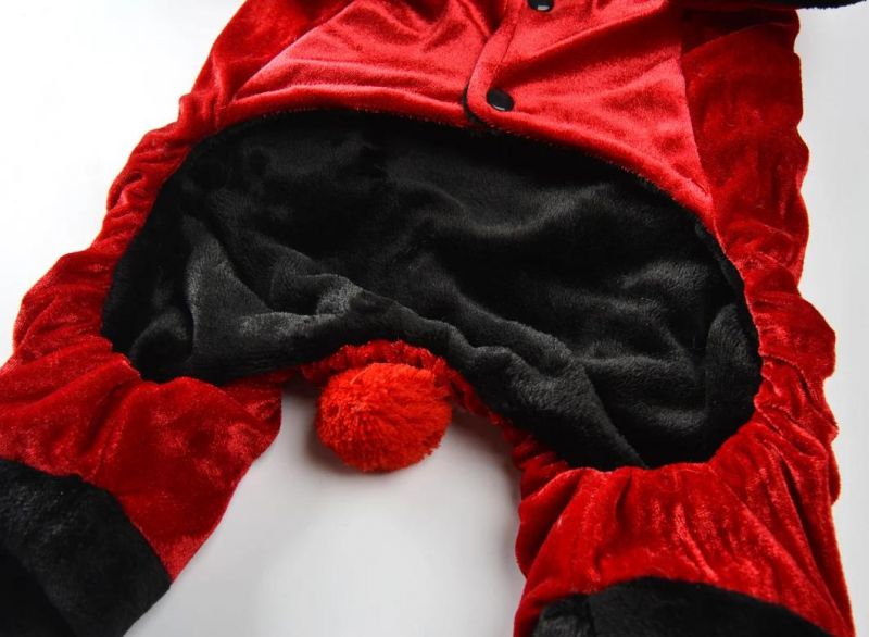Winter Teddy Clothing Pet Changeover Lion Dinosaur Quadruped Dog Clothes