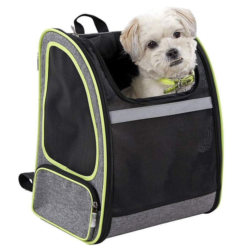 Comfort Mesh Dog Carrier Backpack with Tether for Hiking and Travel