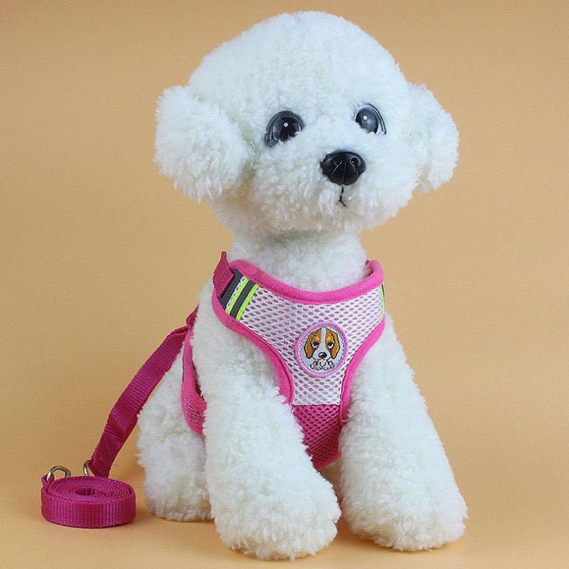 Dog Harness Reflective Pet Harness Vest and Leash Set Harness