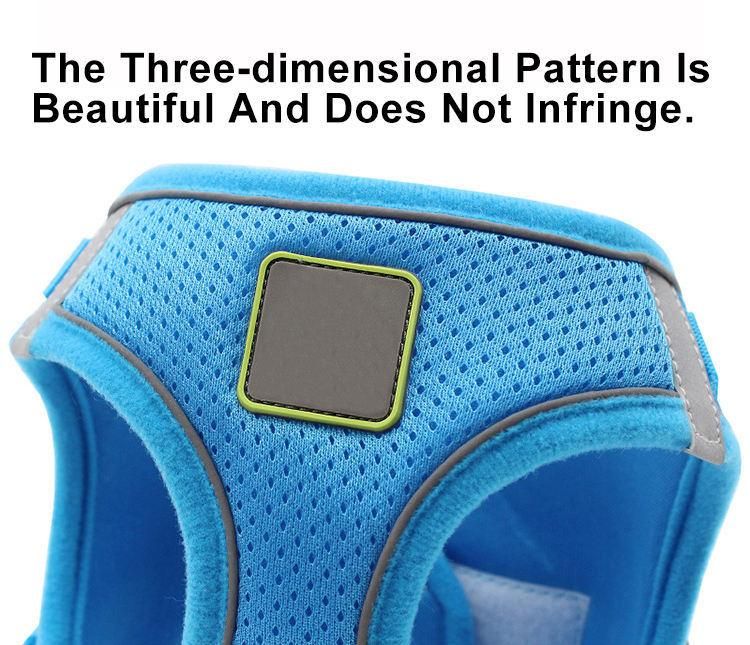 Breathable Mesh Nylon Dog Harness Pattern Strap Soft Walk Best Pet Dog Harness