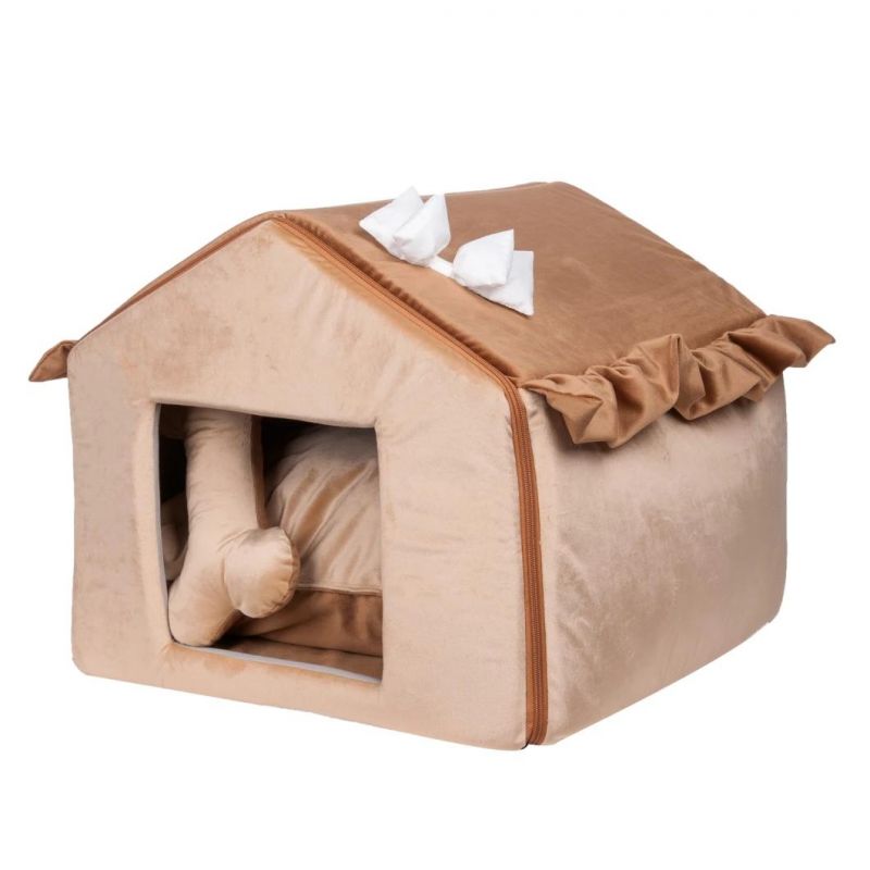 Pet Bed Sleeping Puppy House for Cats and Small Dogs