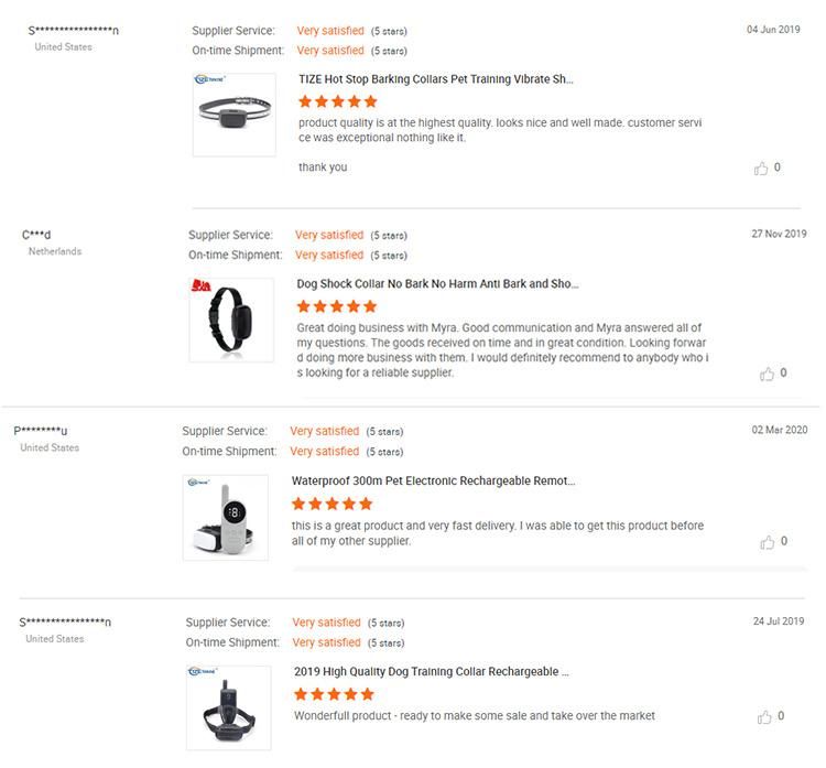 Amazon Top Seller Best Waterproofe Electronic Remote Electric Pet Dog Training Collars