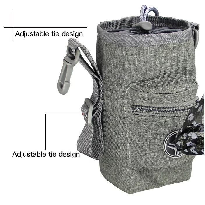 Portable Pet Travel Carrier Dog Snack Bag Pet Water Bottle Bag
