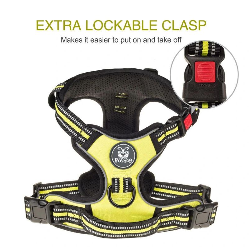 Best Selling Customized Logo Adjustable Soft No Pull Durable Oxford Dog Harness Vest Pet Walking Vest Pet Harness