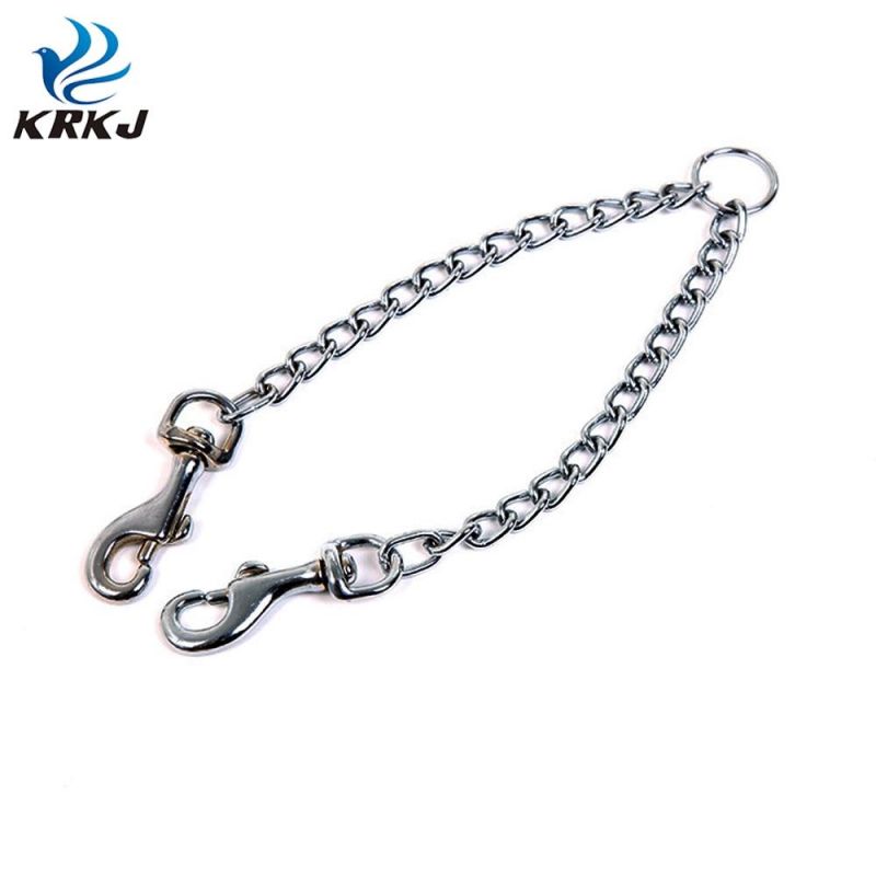 Bulk Sale Strong Enough Double Ended Hooks Dog Metal Training Chain Leashes