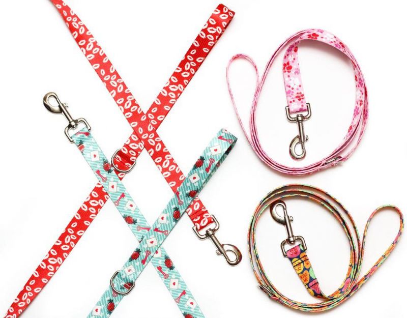 Premium Polyester Print Custom Design Dog Leash