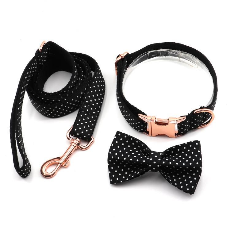 Wholesale Colorful Custom Logo Pets Accessories Nylon Dog Collars and Leads for Pet Supplier