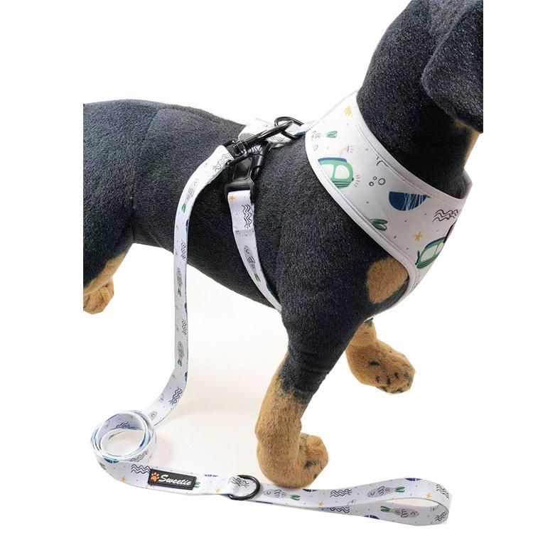 Highly Visible Reflective Dog Harness Martingale Adjustable Fit Neoprene Padded Dog Harness No MOQ Dog Harness Set