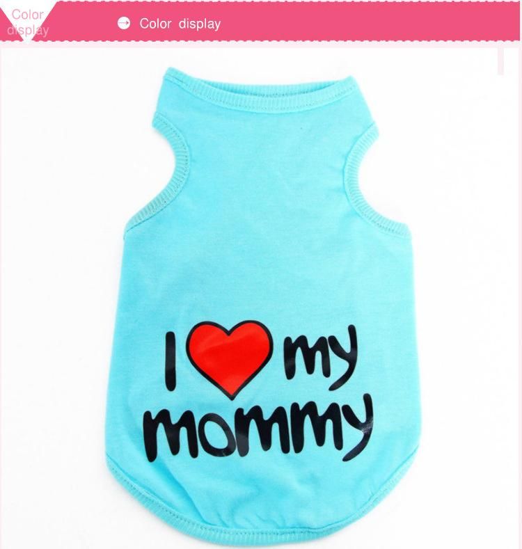 Fashion Spring and Summer Clothing Pet Trend Printing Couple Cotton Dog Summer Clothing Thin Vest