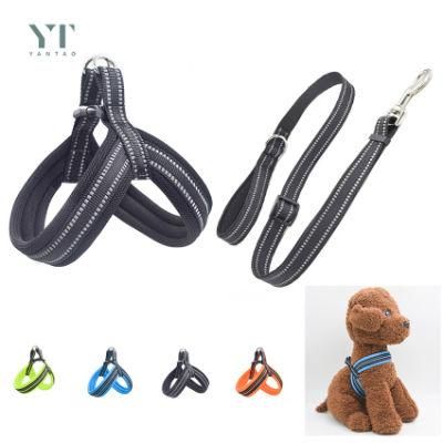 Custom High Quality Air Mesh Padded Reflective Training Dog Leash Dog Harness for Large Dog