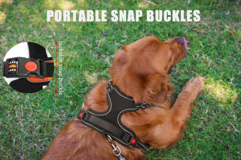 Customized Lightweight Durable Mesh Neck Adjustable Breathable Dog Harness