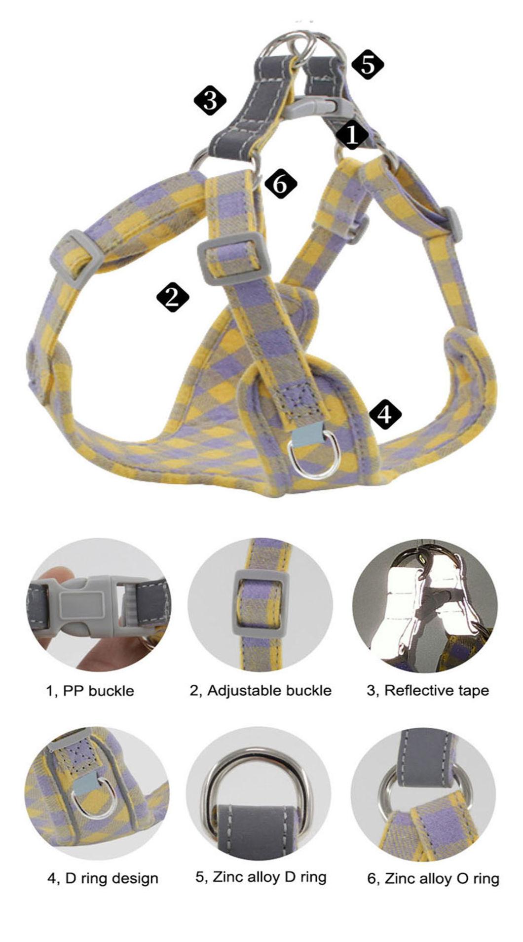 Soft Pet Harness with Matching Dog Leash