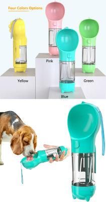 Fashion Samples Avialable Pet Cups Feeder Plastic Dog Water Bottle