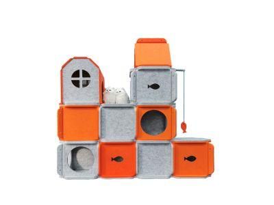 Outdoor Waterproof Castle Cat House for Sale