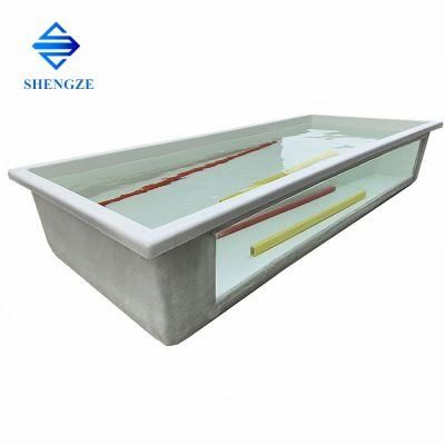 Wholesale Fiber Glass FRP GRP Integral Aquarium Fish Farming Tank with Transparent PC Window