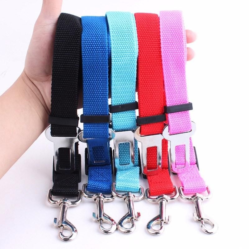 Adjustable Cat Dog Pet Safe Car Seat Belt Adjustable Harness Lead Leash