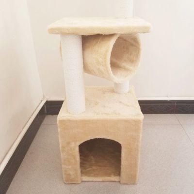 Cat Climbing Frame Factory Direct Sale Pet Cat Scratching Round Board Grinding Claw Plate+ Cat Toy Climbing Frame Scraper Mat