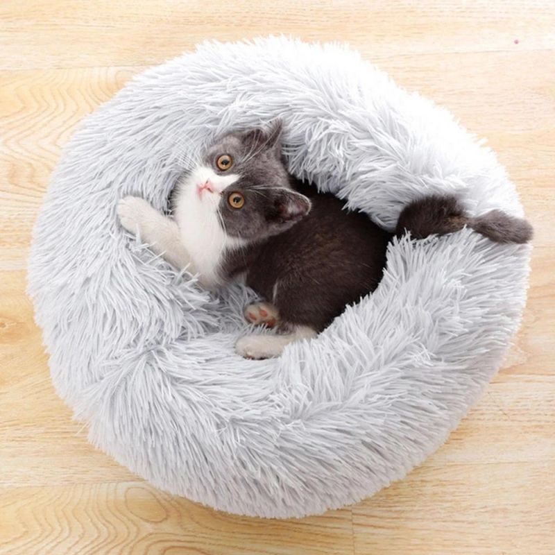 Super Cat Bed Soft Long Plush Pet Dog Bed