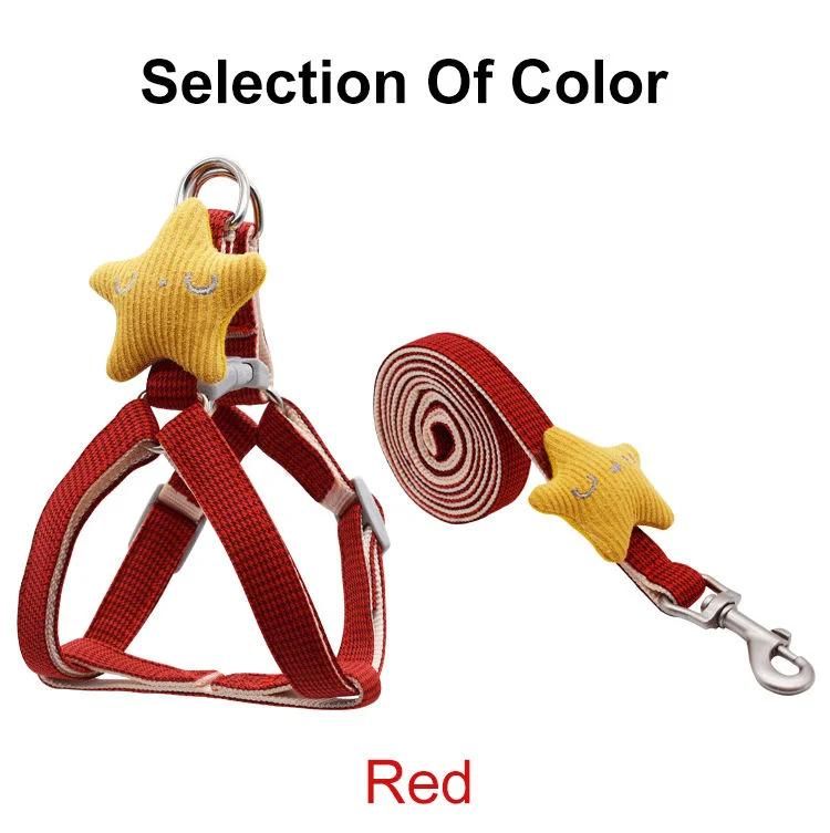 Pet Supplies Reflective Good Protective Safety Pet Dog Harness Collar and Leash Set for Small Large Dogs