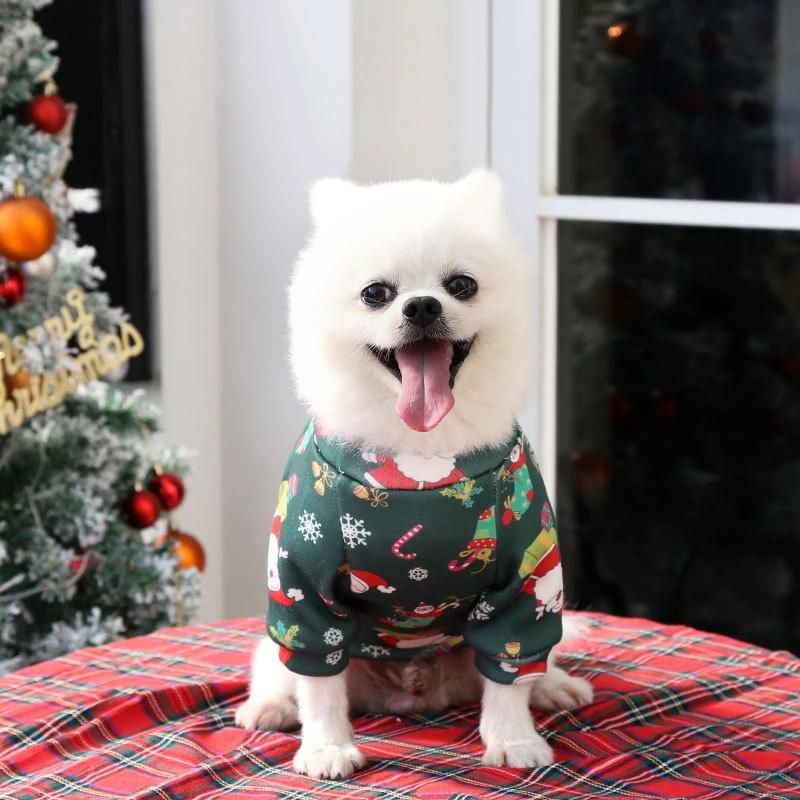 Manufacturer Wholesale Christmas Style Multi-Colors Warm Soft Winter Sweater Pet Dog Cloth