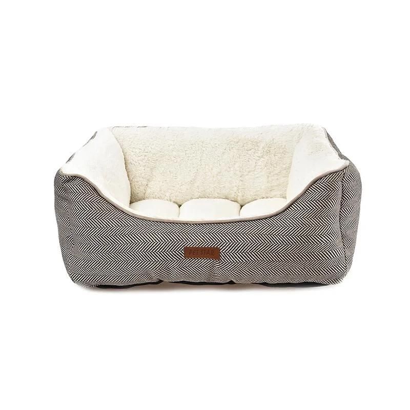 Classic Design Soft Plush Warm Comfortable Large Dog Beds