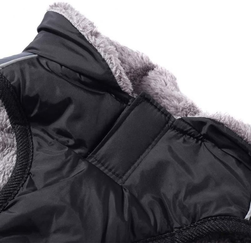 Fleece Collar Dog Coats for Small Dogs