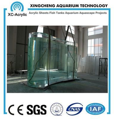 Transparent Large UV Marine Acrylic Fish Tank for Aquarium or Oceanarium