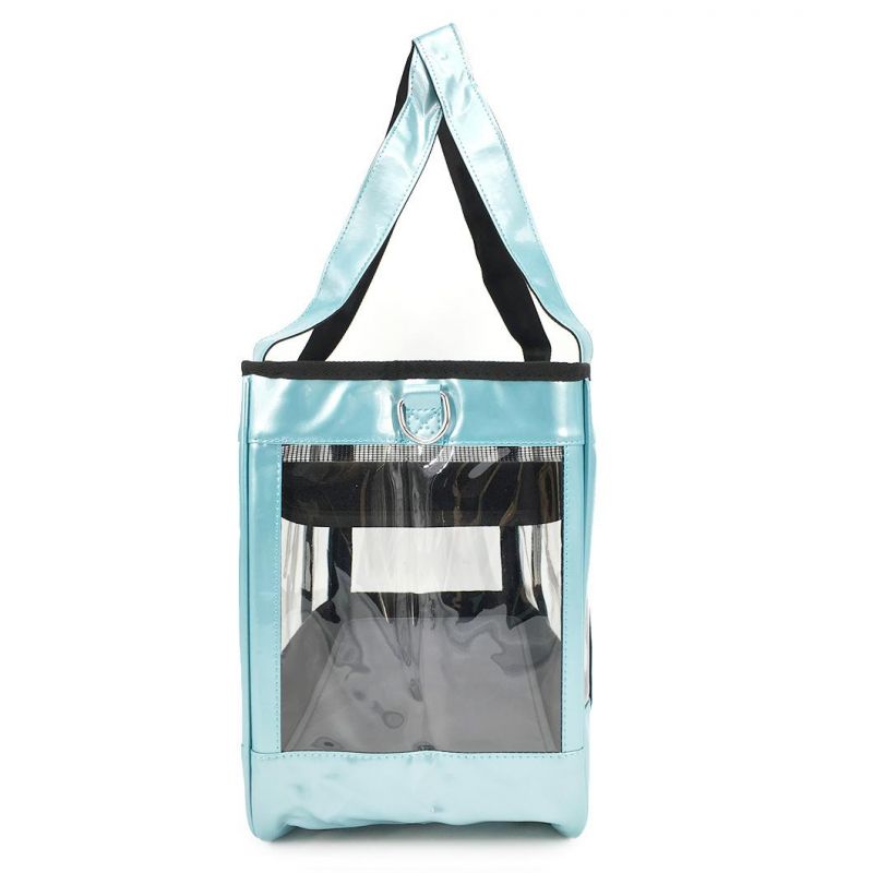 Customized PVC Transparent Outdoor Carrier Fashion Dog Cat Pet Products